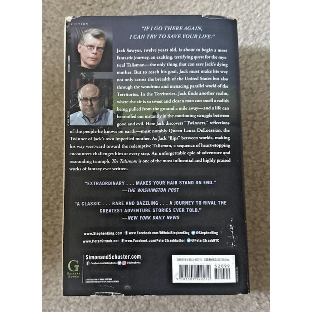 The Talisman: A Novel - Paperback By King, Stephen - VERY GOOD